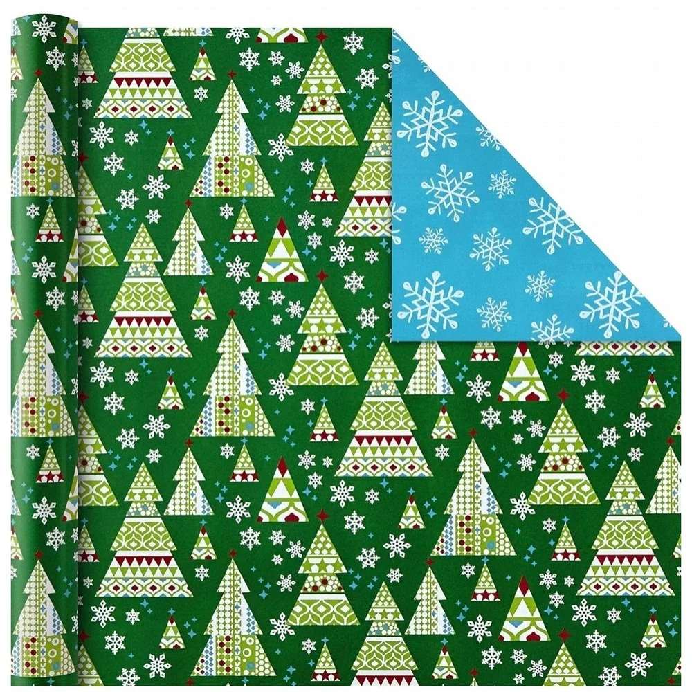 Hallmark Christmas Gift Wrap 2-Sided